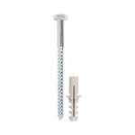 Timco Coach Screw and Nylon Plugs 6 x 60mm Pack of 2 0660CSCNP