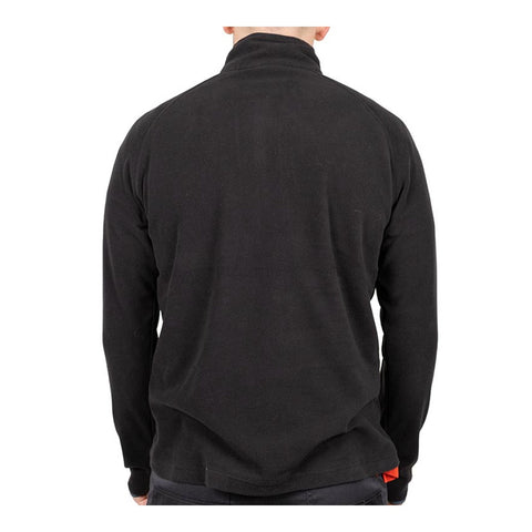 Timco Half Zip Overhead Fleece -Black Half-length front zip Large HZOFBL