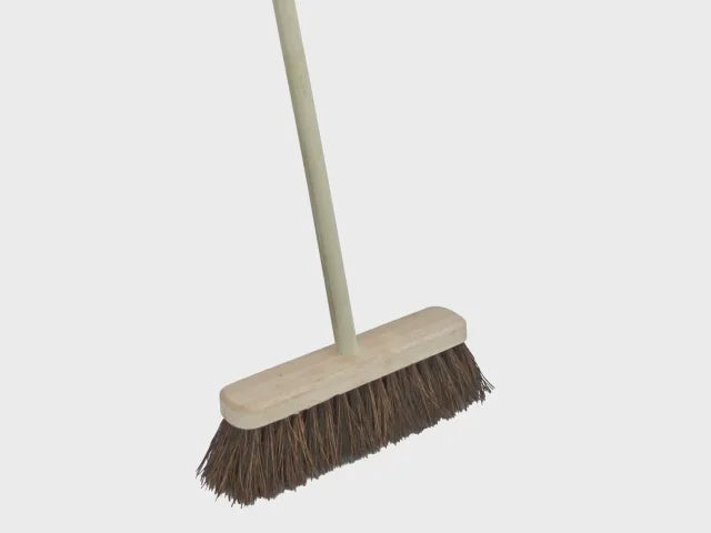 Faithfull 300mm (12in) Broom Bassine Head with 1.22m (48in) Handle FAIBRBASS12H