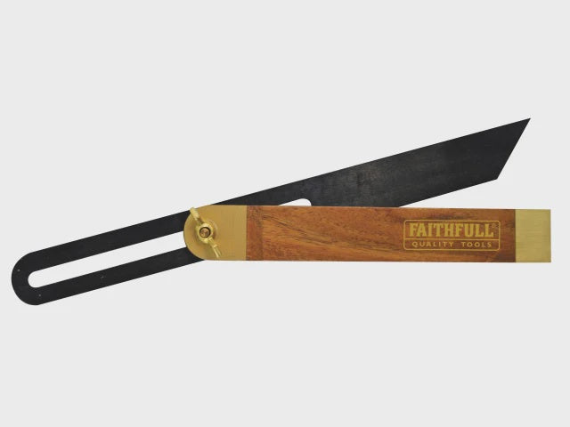 Faithfull 190mm 7.5" Sliding Bevel Quality Hardwood FAISB712