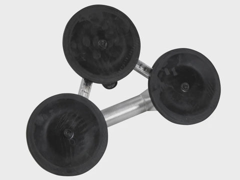 Faithfull Triple Pad Heavy-Duty Aluminium Pro Suction Lifter FAISUCPAD3P