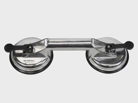 Faithfull Double Pad Aluminium Pro Suction Lifter FAISUCPAD2P