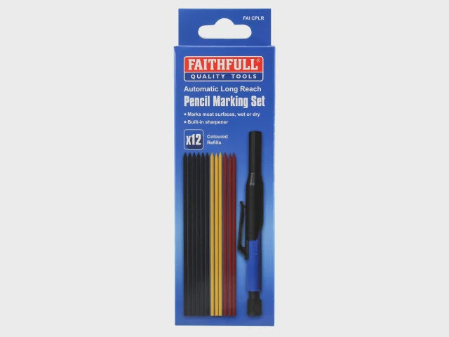 Faithfull Long Reach Pencil & Marking Set Accurate Markings FAICPLR