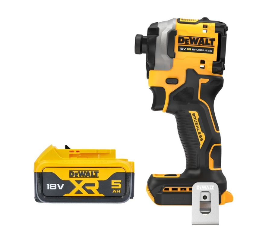 Dewalt DCF850N 18V XR Brushless Impact Driver with 5.0 Ah Battery