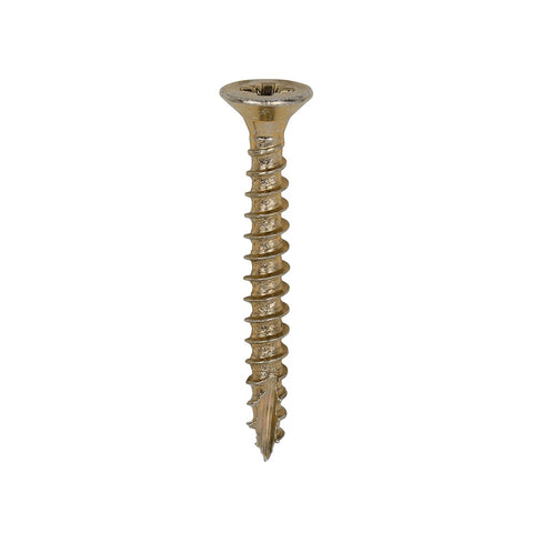 Timco 3.0 x 25mm Classic Multi-Purpose Screws Countsunk Head Yellow (100/Box) 30025CLAF