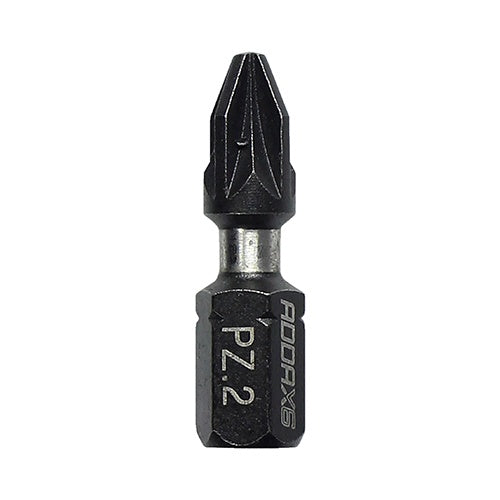 Timco No.2 x 25mm Impact Driver Bits PZ Handy Bit Pack 2PZ25X6