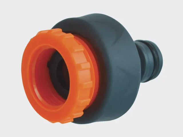 Faithfull FAIHOSEPLTC Plastic Tap Hose Connector 1/2 & 3/4in