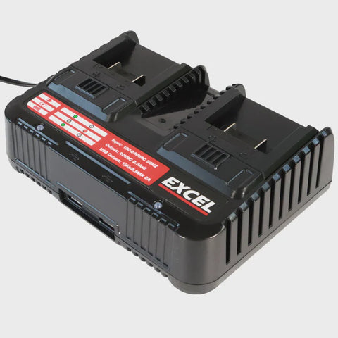 Excel 18V 10 Piece Power Tool Kit with 4 x 5.0Ah Batteries & Charger EXLKIT-16296