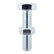 Timco 8 x 40 mm Hex Set & Hex Nut BZP M8 (45/TimBag) 840SNZB