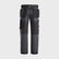 Snickers AllroundWork Stretch Loose Fit Trousers with Holster Pockets Steel Grey - 32" Leg 33" Waist 62515804048
