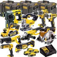 Dewalt DCKT4T10P4 18V 4 x 5.0Ah Batteries XR Li-Ion 10 Piece Toughsystem Kit