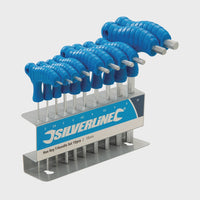 Silverline Hex Key T-Handle Set 10pce