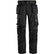 Snickers 6251-52 Black Stretch Loose Fit Trouser W36" L32"