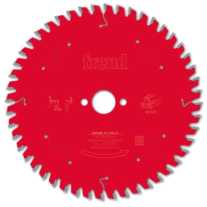 Freud 165mm 48T Circular Saw Blade for Wood F03FS09690 165mm x 20mm x 48T