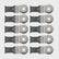 Fein 63502157240 Starlock 50 x 30mm E-Cut Fine Saw Blade Pack of 10
