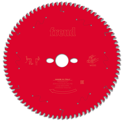Freud 260mm Wood Table Saw Blade 80T FR26W002T F03FS09783 260mm x 30mm x 80T