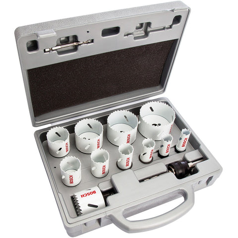 Bosch 14 Piece Progressor Holesaw Set Wood Concrete Metal 2608584667