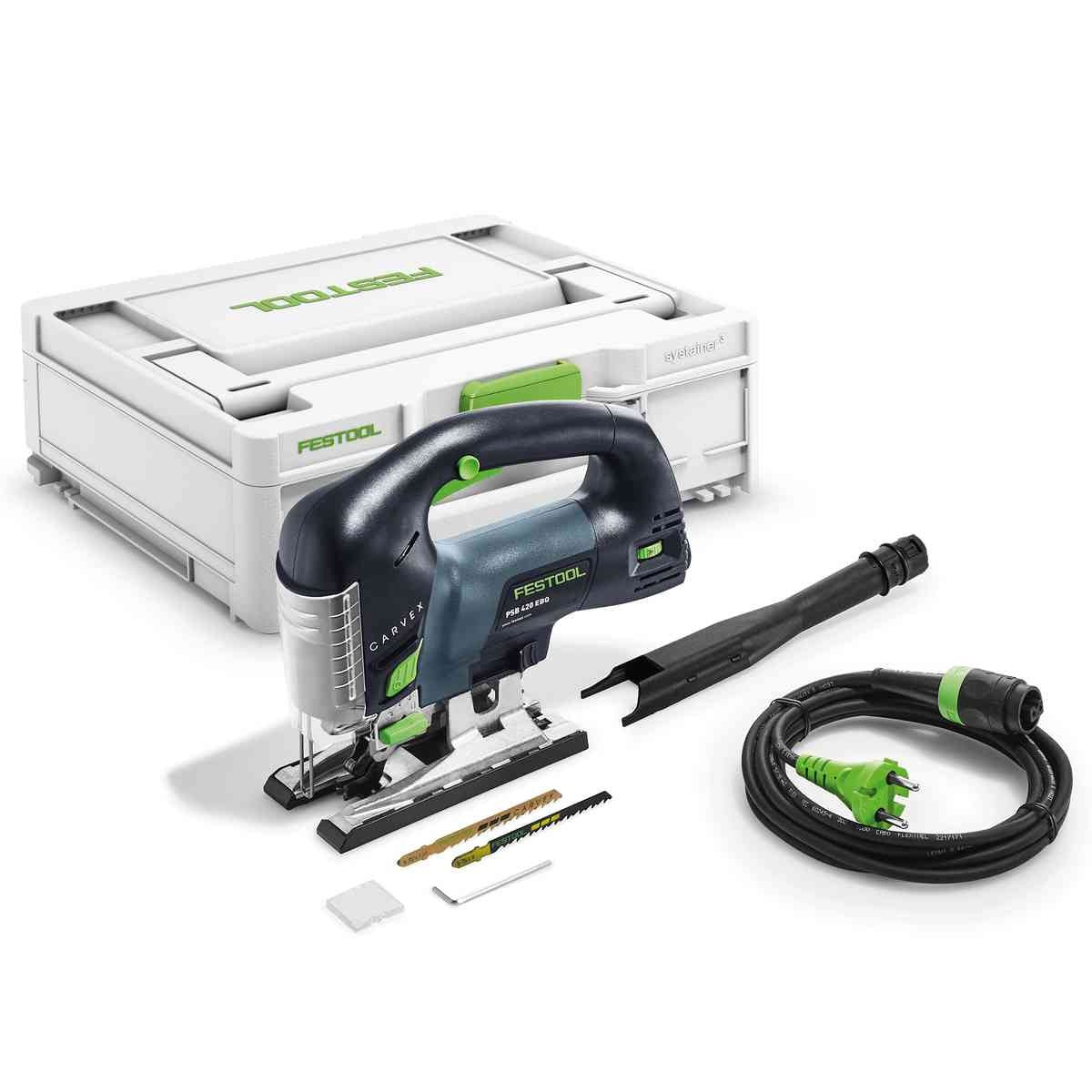 Festool PSB 420 EBQ-Plus Pendulum Jigsaw Carvex in Case 110V 576188