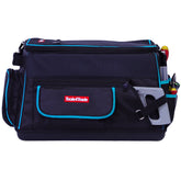Tools4Trade 20" Heavy-Duty Tool Bag with Multi-Pockets & Hard Base - Blue