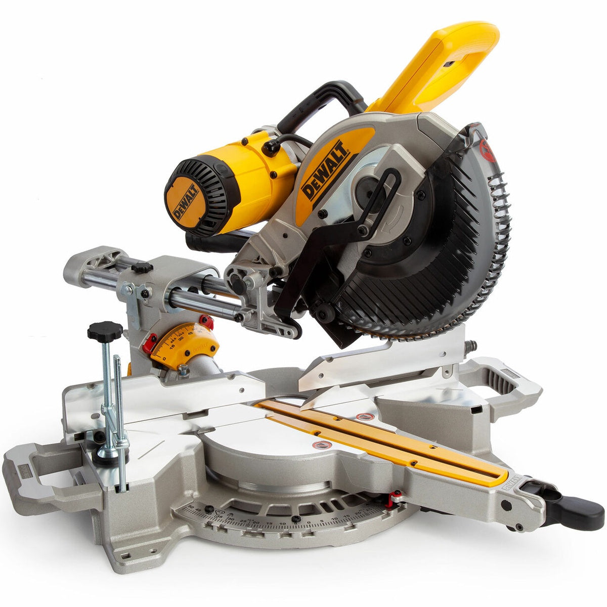 Dewalt DWS727 250mm Double Bevel Slide Mitre Saw With XPS 240V