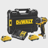 Dewalt DCF601D2 12V Brushless Sub Compact Screwdriver with 2 x 2.0Ah Batteries Charger & Case