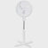 Excel 16" Height Adjustable Pedestal Fan Cross Base with 3 Speed White