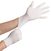 Natural Latex Powder-Free Disposable Gloves Extra Large Pack of 100