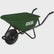 Excel Heavy Duty 100L Green Wheelbarrow HDPE Plastic Tray