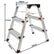 Excel Aluminium Stool Ladder Folding Hop Up 3 Tread 610mm x 390mm