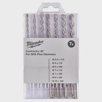Milwaukee SDS+ Drill Bit Set 7 Pieces 4932471245