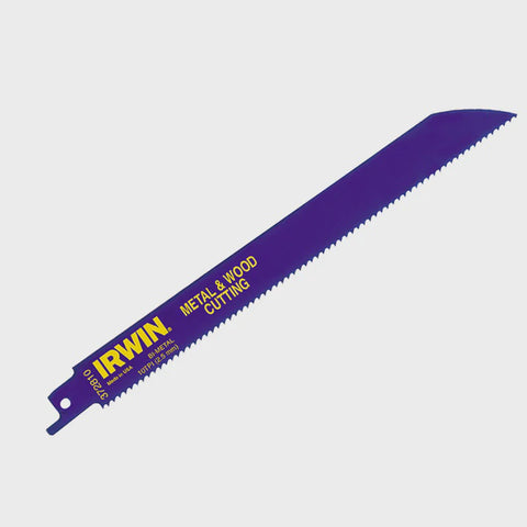 Irwin 10504159 300mm Sabre Saw Blades 110R Metal & Wood Cutting Pack of 5