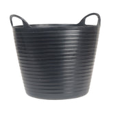 Faithfull 42 Litres Heavy-Duty Polyethylene Flex Black Tub FAIFLEX42B