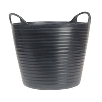 Faithfull 42 Litres Heavy-Duty Polyethylene Flex Black Tub FAIFLEX42B