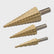 Silverline Titanium-Coated HSS Step Drill Set 3pce 282620