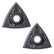 Fein 63806129220 Starlock Sanding Pad Triangle Shape Pack of 2