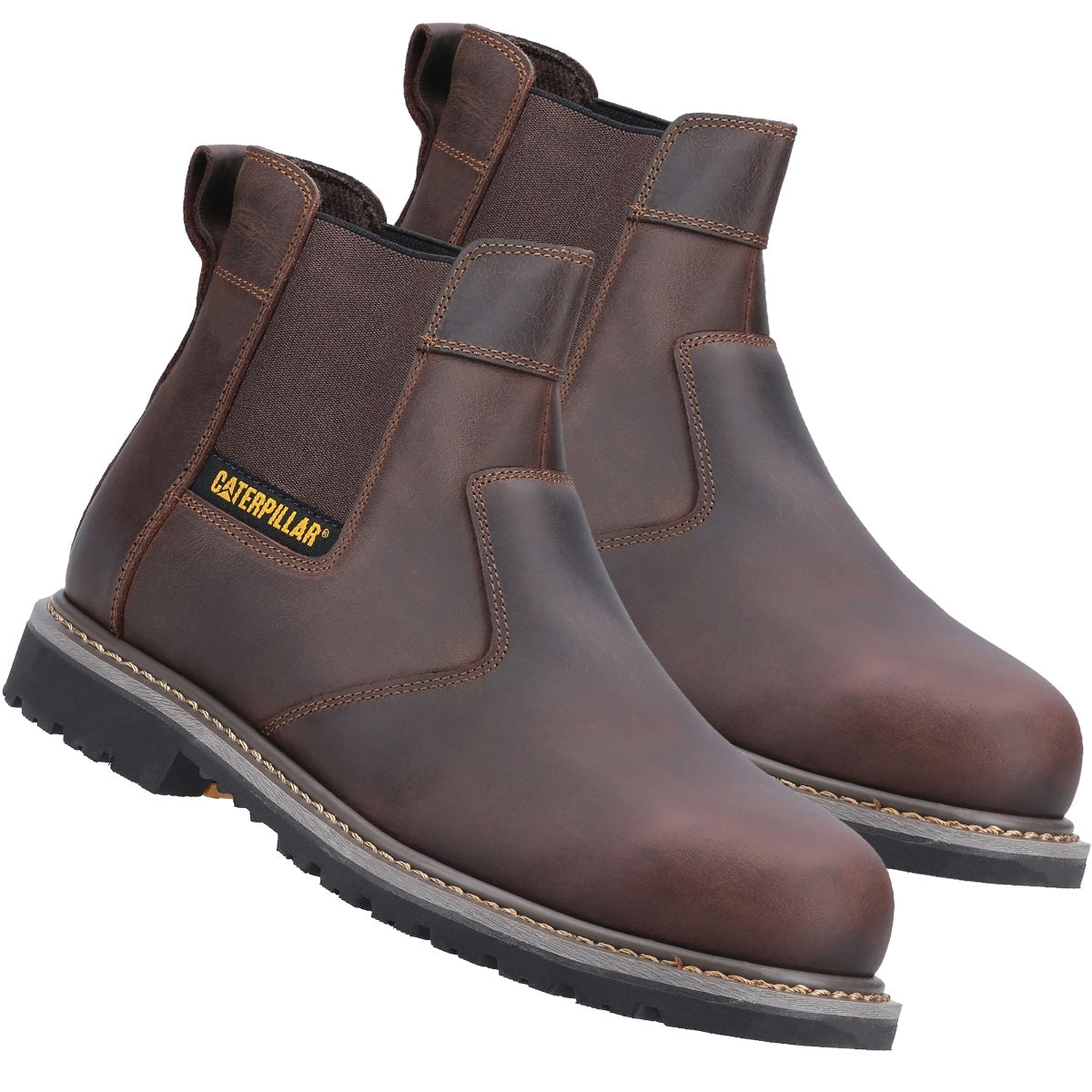Caterpillar Powerplant SB Dealer Safety Boot Brown Size 12