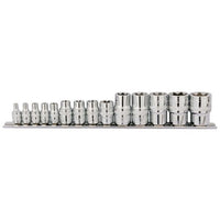 Draper Tx Star 1/4, 3/8, 1/2" Square Drive Socket Set of 14 Piece 34415