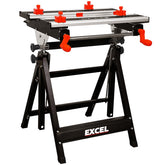 Excel Portable Workbench Vise 2ft Foldable Heavy Duty Stand Capacity 100kg