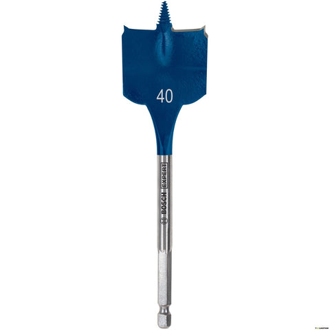 Bosch Expert Selfcut Spade Flat Wood Drill Bit 40 x 152mm Hex Shank 1/4" 2608900330