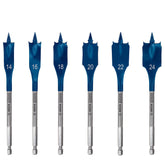 Bosch 6 Piece Expert SelfCut Speed Spade Drill Bit Set 14/16/18/20/22/24 mm 2608902108