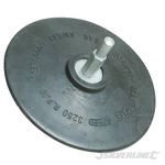Silverline 244965 Hook & Loop Backing Pad, 125mm