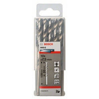 Bosch  7.5mm HSS-G Drill Bits Twist Drill Bit 109 mm Plain Shank 2608595071