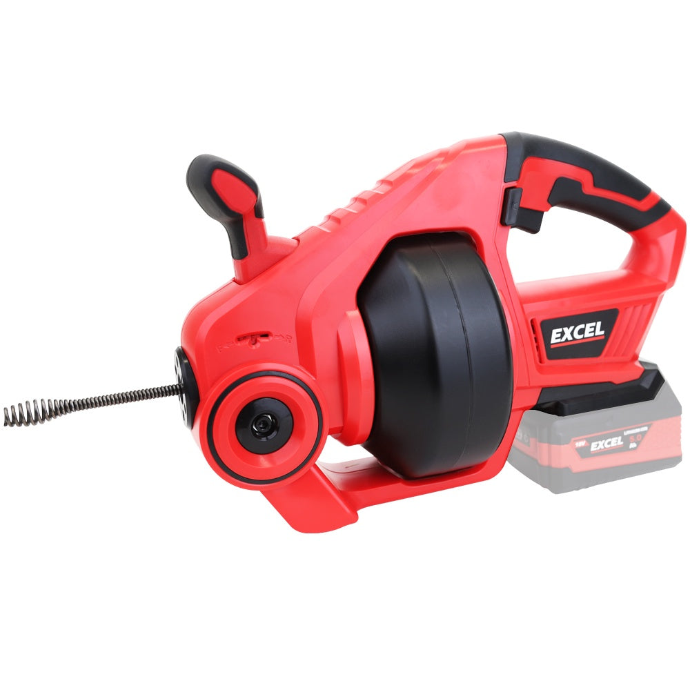 Excel 18V Cordless Drain Cleaner (Battery & Charger Not Included)