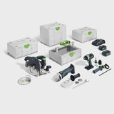 Festool 18V 3 Piece Brushless Power Tool Kit With 2 x 5.0Ah Battery, Rapid Charger 578029