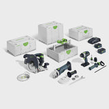 Festool 18V 3 Piece Brushless Power Tool Kit With 2 x 5.0Ah Battery, Rapid Charger 578029