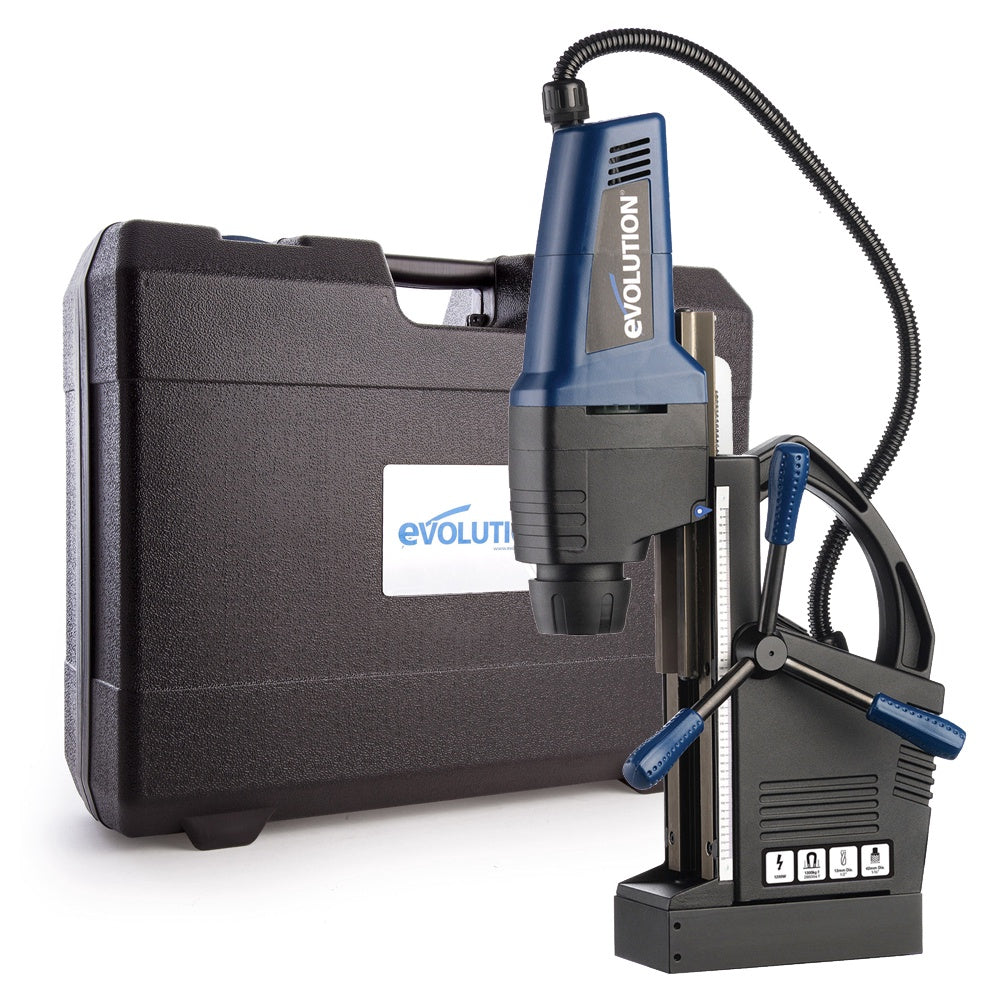 Evolution EVOMAG42 42mm Industrial Magnetic Drill 1200W 110V With Carry Case - 095-0002