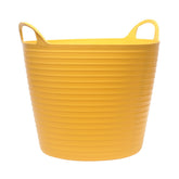 Faithfull 42 Litres Heavy-Duty Polyethylene Flex Yellow Tub FAIFLEX42Y