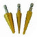 Silverline Titanium-Coated HSS Step Drill Pack of 3 Piece 151206