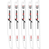 Bosch 200mm Sabre Saw Blades For Wood & Metal S3456XF Pack of 5
