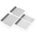 Harris Pack of 4 Continental Filling Knives Seriously Good Steel Blade 102064328